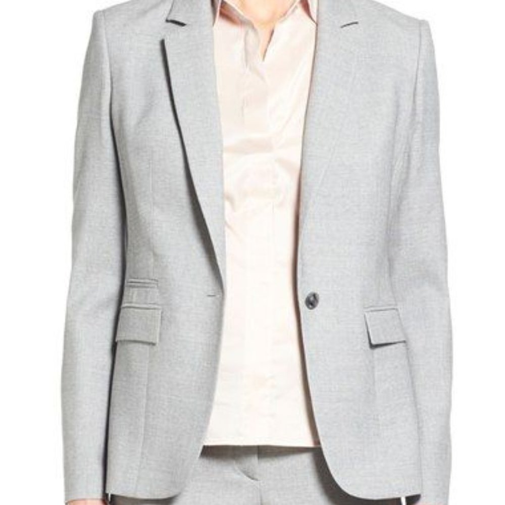 Hugo Boss Grey Jeshina Blazer